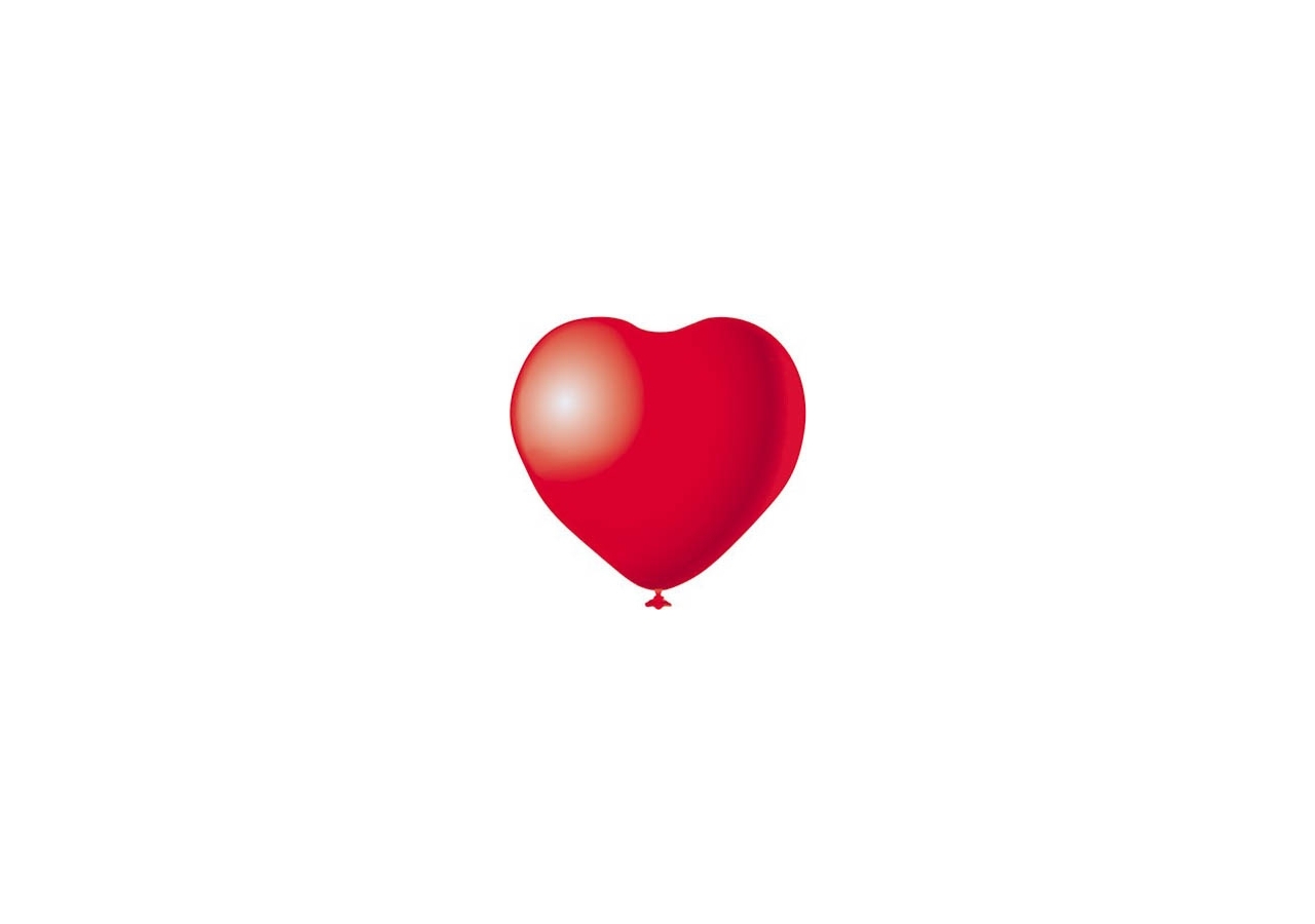 PALLONCINI CUORE (12 PEZZI)