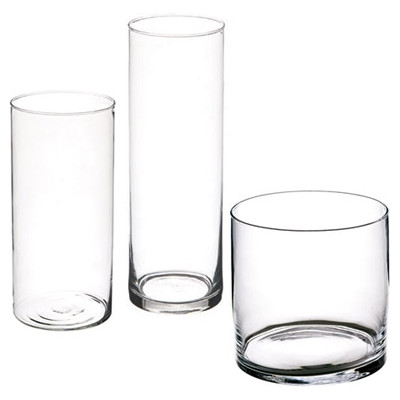 VASO CILINDRICO IN VETRO
