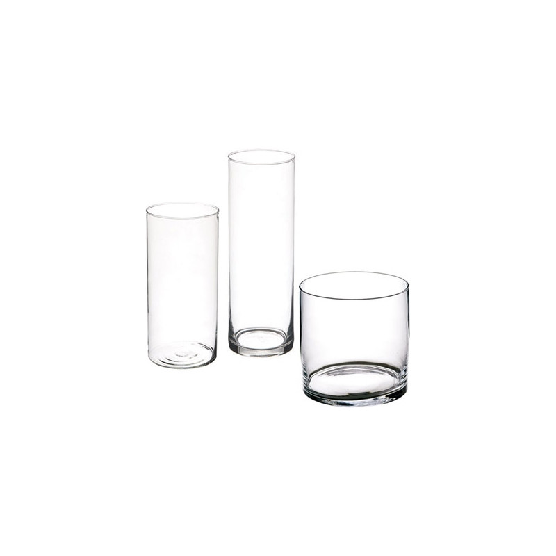 VASO CILINDRICO IN VETRO VASO CILINDRICO IN VETRO