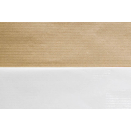 CARTA DA PACCO avana e bianco