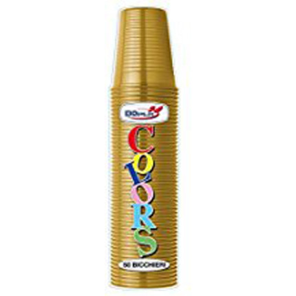 BICCHIERI IN PLASTICA COLORATA (50 PEZZI) BICCHIERI IN PLASTICA COLORATA (50 PEZZI)