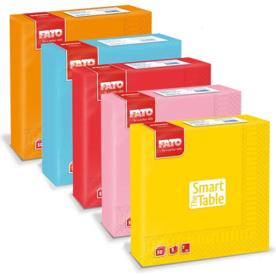 Tovaglioli in Carta Colorati "Smart Table" 40x40 (50 pezzi)