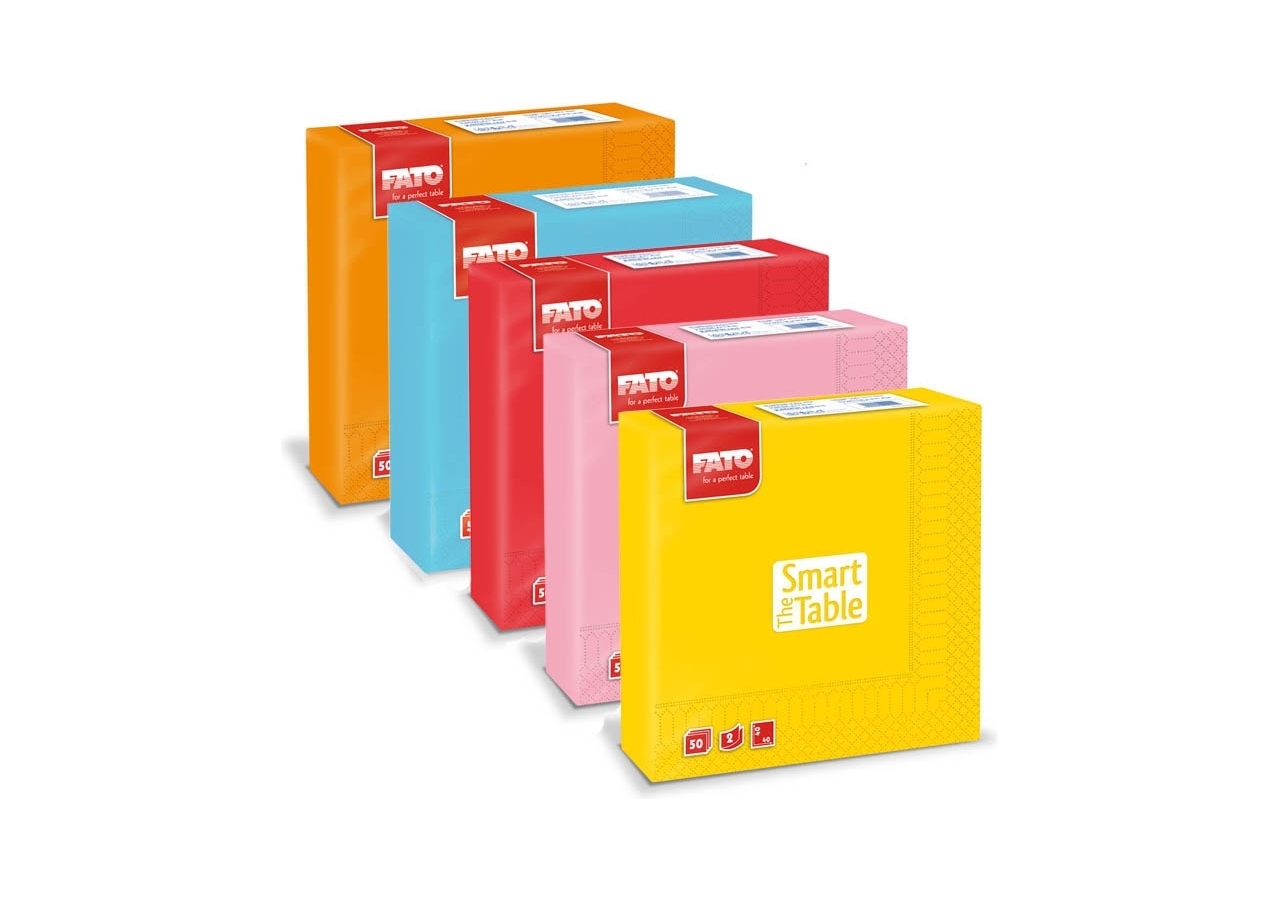 Tovaglioli in Carta Colorati "Smart Table" 40x40 (50 pezzi)