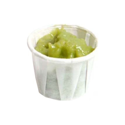 COPPETTA porta salse IN CARTA PLISSETTATA biodegradabile e riciclabile impermeabile ai grassi ingrosso online incartare