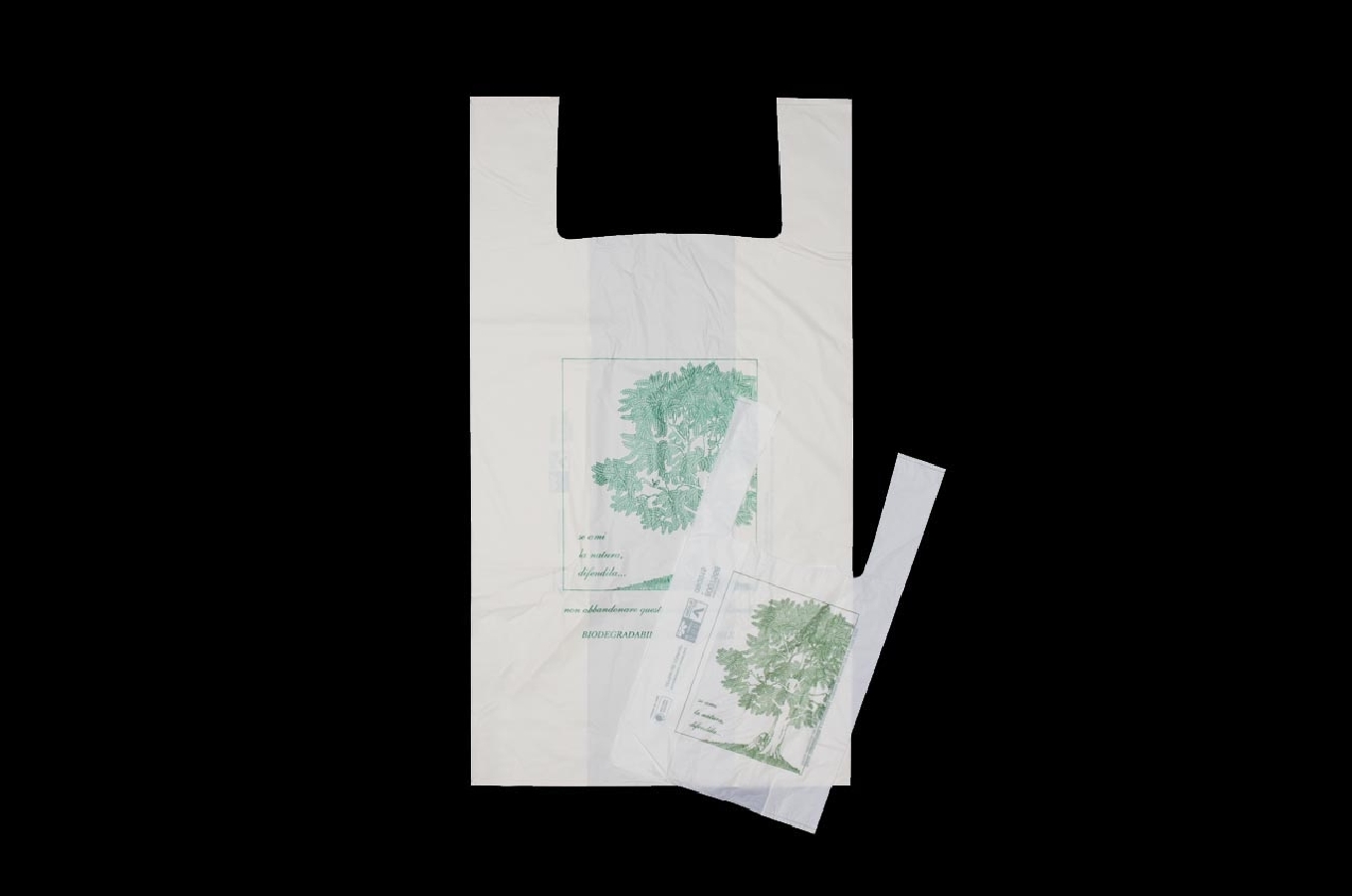 SHOPPER BIODEGRADABILI 30X60CM (500 PEZZI)