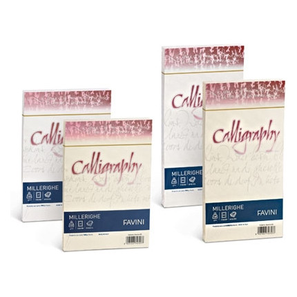 BUSTE CALLIGRAPHY MILLERIGHE - 100GR (25 PEZZI)