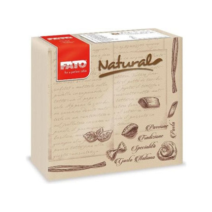 TOVAGLIOLI IN CARTA ECO NATURAL PASTA (40 PEZZI)