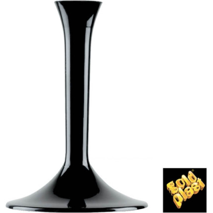 GAMBI IN PLASTICA NERI PER FLUTE (20 PEZZI)