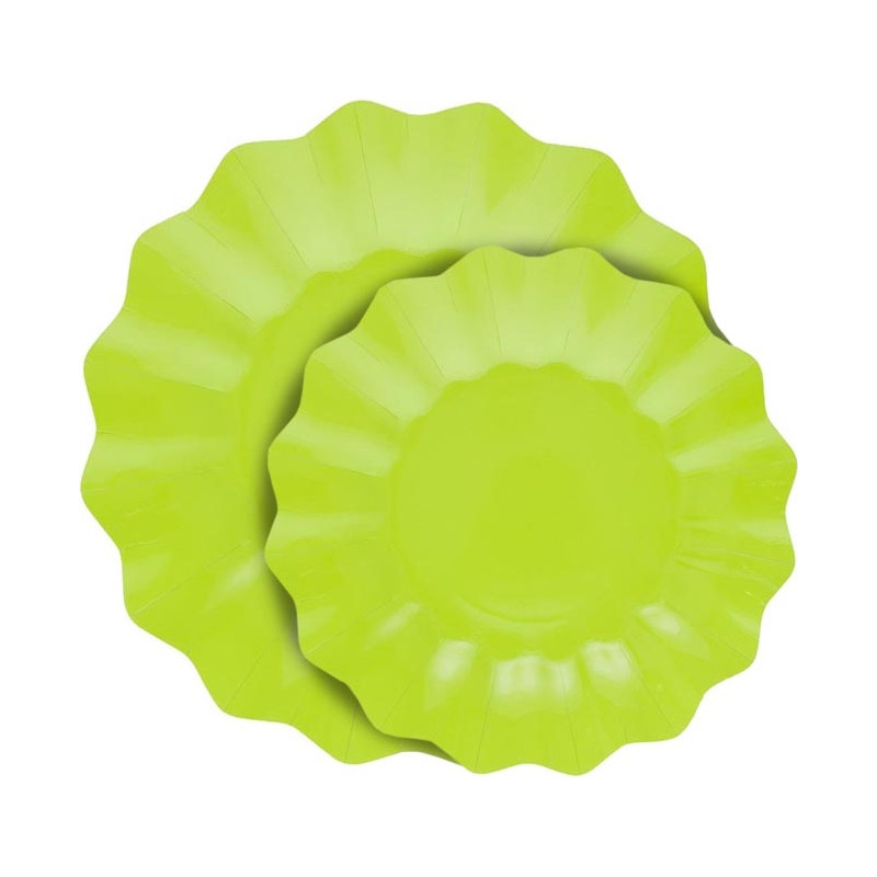 PIATTI CARTA ONDULATI (8 PEZZI) PIATTI CARTA ONDULATI (8 PEZZI)