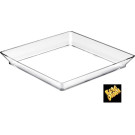 Piattino medium trasparente (12 pezzi)