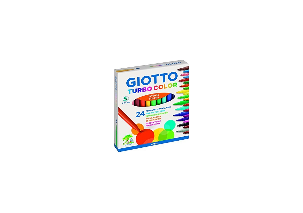 Pennarelli turbo color Giotto in confezione da 24 pezzi