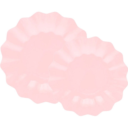 PIATTI CARTA ONDULATI (8 PEZZI)