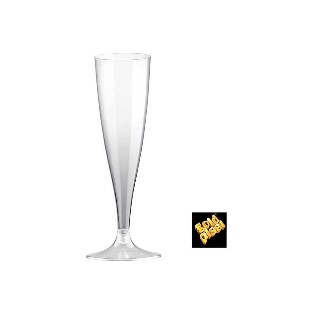 Vaso vetro forma flute senza gambo alto 100 cm - Complementi e Regali