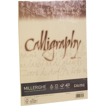 RISMA CALLIGRAPHY MILLERIGHE - 100GR (50 FOGLI) RISMA CALLIGRAPHY MILLERIGHE - 100GR (50 FOGLI)