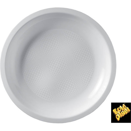 PIATTI IN PLASTICA PIANI (25 PEZZI)