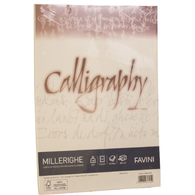 RISMA CALLIGRAPHY MILLERIGHE - 100GR (50 FOGLI)