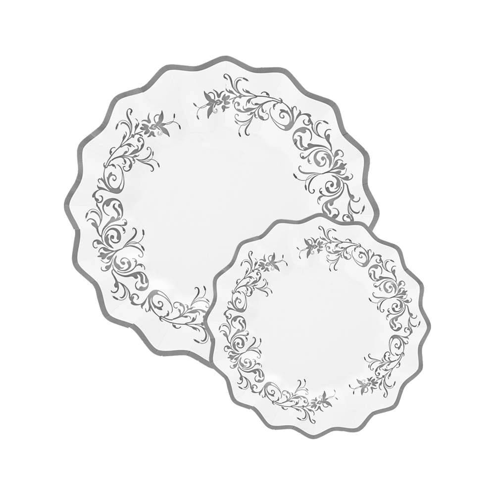 PIATTI CARTA ONDULATI IMPERO (8 PEZZI) PIATTI CARTA ONDULATI IMPERO (8 PEZZI)