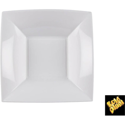 Piatti in Plastica Fondi Nice (25 pezzi) | Vendita online all'ingrosso b2b