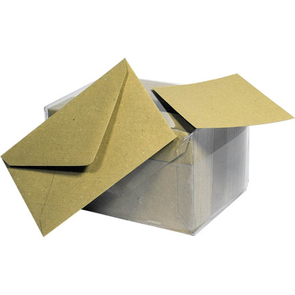 CARTONCINI CON BUSTE OPALINE (100 PEZZI)