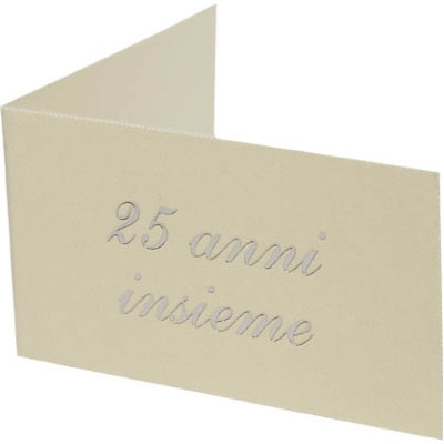 BIGLIETTINI VENTICINQUESIMO (100 PEZZI)
