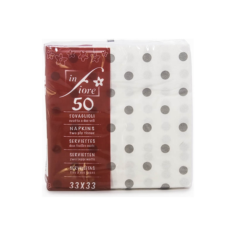 TOVAGLIOLI IN CARTA POIS (50 PEZZI)