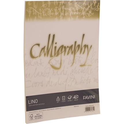 BUSTE CALLIGRAPHY LINO - 120GR (25 PEZZI)