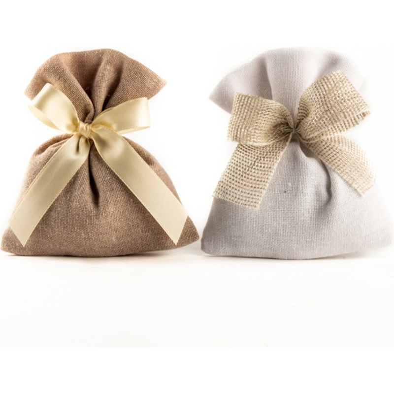 SACCHETTINO PORTACONFETTI COTONE (10 PEZZI) SACCHETTINO PORTACONFETTI COTONE (10 PEZZI)