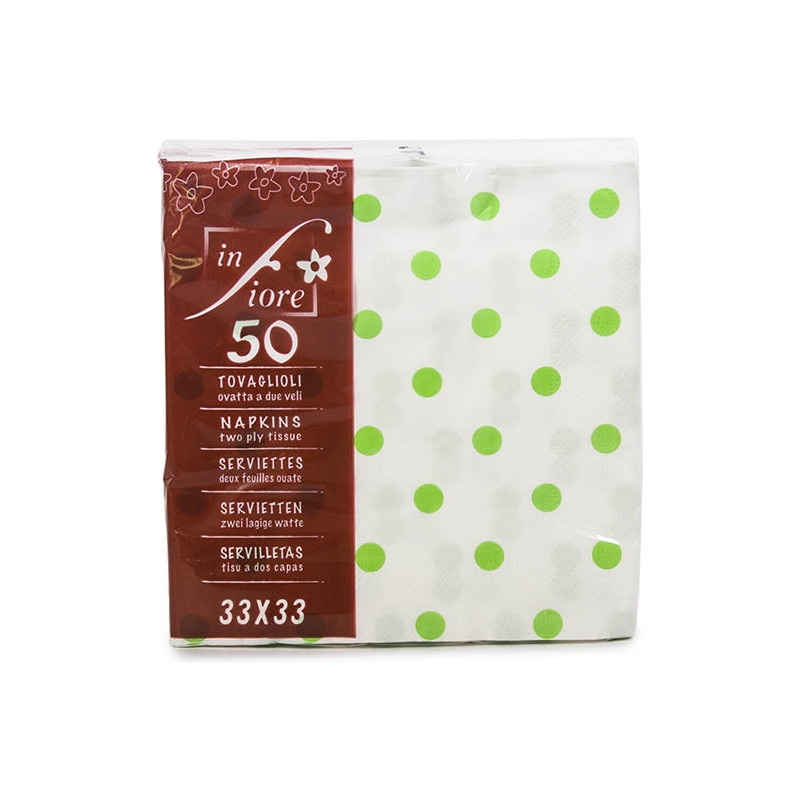 TOVAGLIOLI IN CARTA POIS (50 PEZZI)