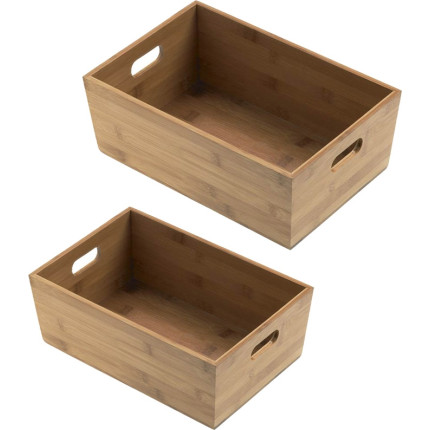 2x Portatovaglioli in Bambù, Sfera come Peso, in Legno, Porta Salviette da  Tavolo, HLP 3,7x21,7x21,7 cm, Naturale