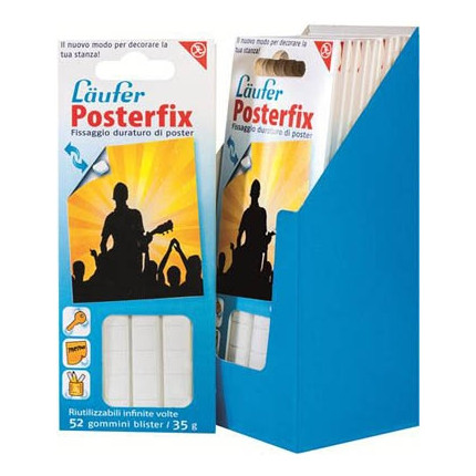 GOMMINI ADESIVI POSTERFIX (52 PEZZI)