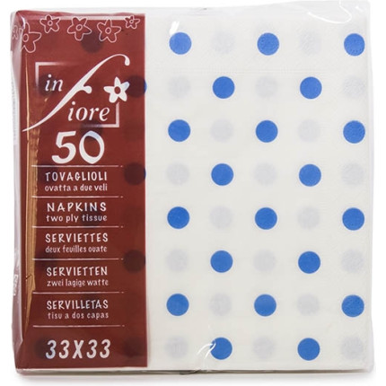 TOVAGLIOLI IN CARTA POIS (50 PEZZI)