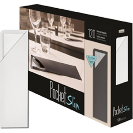 BUSTE PORTAPOSATE CON TOVAGLIOLO IN CARTA SECCO (120 PEZZI) bianco