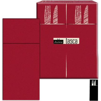 TOVAGLIOLI PORTAPOSATE IN CARTA SECCO (50 PEZZI) bordeaux