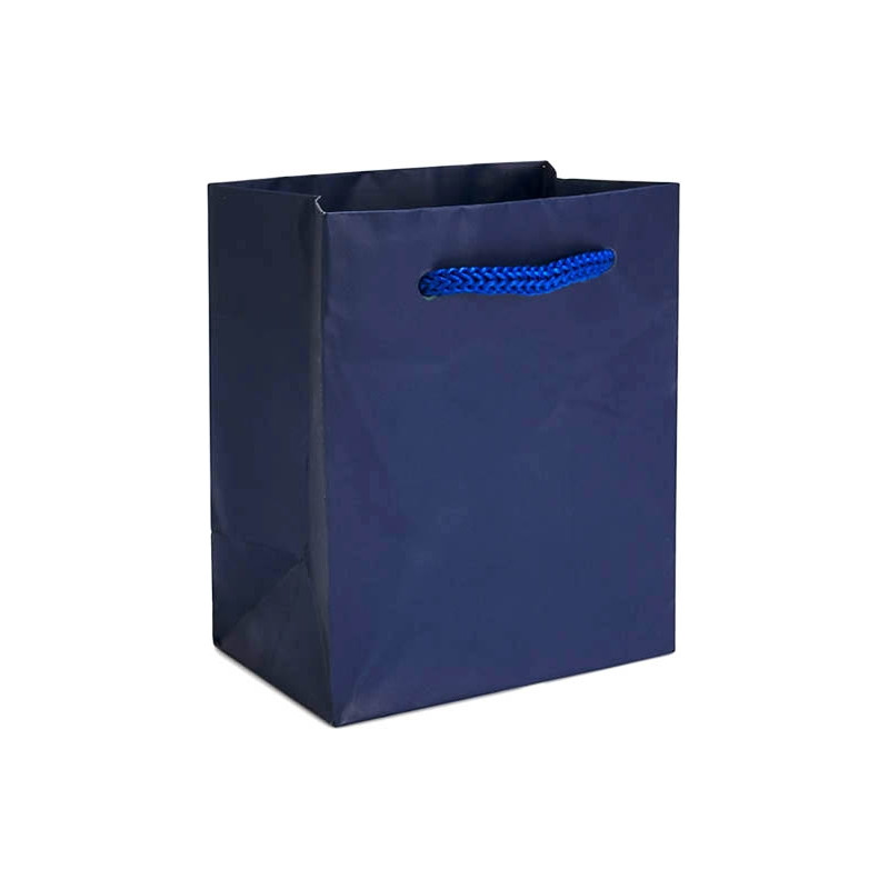 SACCHETTI PLASTIFICATI OPACHI CON CORDA COTONE