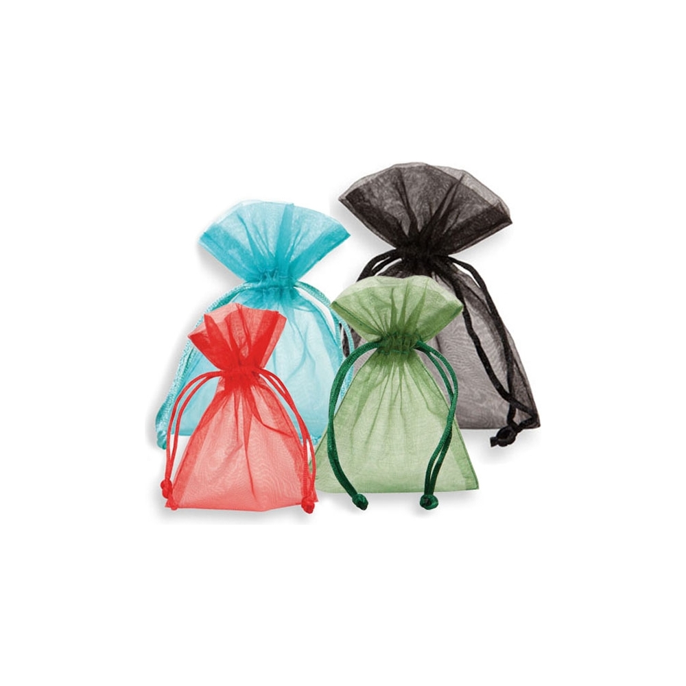 SACCHETTO PORTACONFETTI IN ORGANZA (10 PEZZ