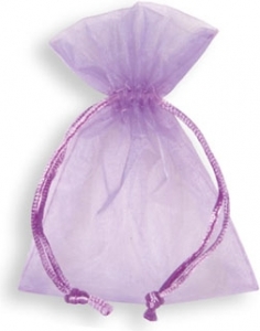 SACCHETTO PORTACONFETTI IN ORGANZA (10 PEZZ