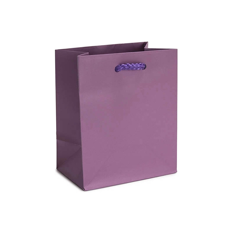 SACCHETTI PLASTIFICATI OPACHI CON CORDA COTONE