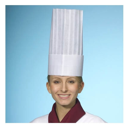 CAPPELLI DA CUOCO IN TNT (5 PEZZI)