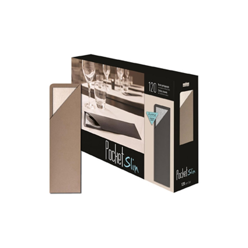 BUSTE PORTAPOSATE CON TAVAGLIOLO IN CARTA SECCO (120 PEZZI) cappuccino