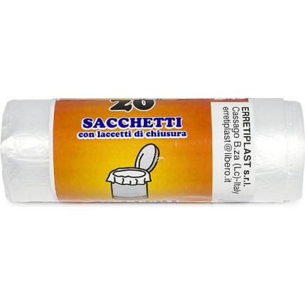 SACCHETTI SALVASPAZIO CON LACCETTI (20 PEZZI)