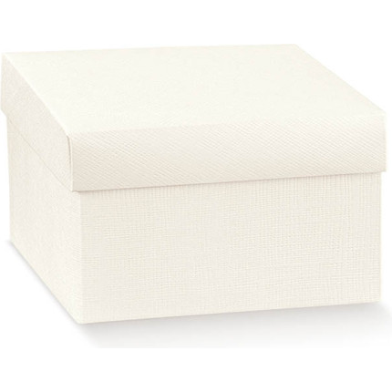 SCATOLE CON COPERCHIO QUADRATE BIANCHE SCATOLE CON COPERCHIO QUADRATE BIANCHE