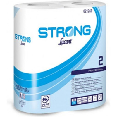 Asciugatutto Strong 2 veli Lucart (2 rotoli)