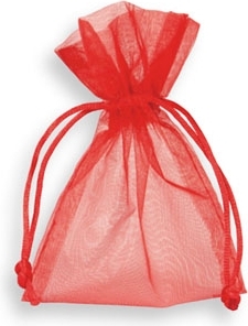 SACCHETTO PORTACONFETTI IN ORGANZA (10 PEZZ