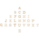 Letterine in legno adesive (16 pezzi)