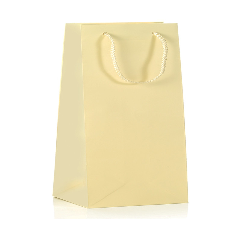 SACCHETTI PLASTIFICATI OPACHI CON CORDA COTONE