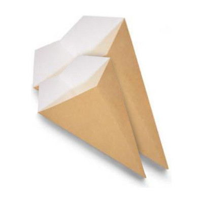 CONO PORTA FRITTI in cartoncino compostabile
