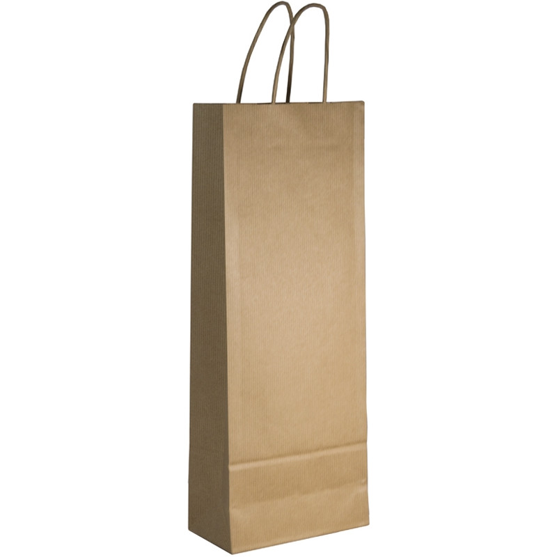SACCHETTO PORTABOTTIGLIA IN CARTA AVANA