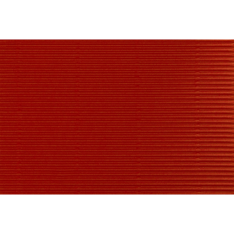 Cartoncino ondulato rosso 70x100CM