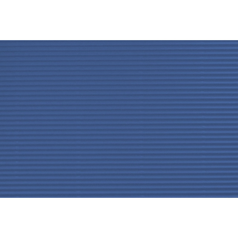 Cartoncino ondulato blu reflex 70x100CM