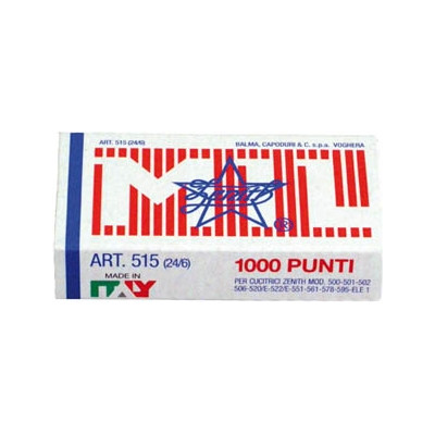 PUNTI IN ACCIAIO (1000 PEZZI)